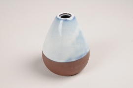 A031QS Blue sky ceramic vase D6.5cm