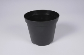 A032AT Pot plastique noir D16cm H13cm
