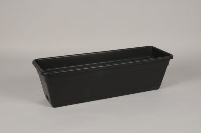 A032DB Jardini�re en plastique anthracite 58.5x19cm H17cm