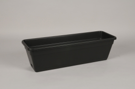 A032DB Jardini&egrave;re en plastique anthracite 58.5x19cm H17cm