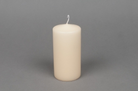 A033E2 Box of 16 candles ivory cylinder D6cm H12cm