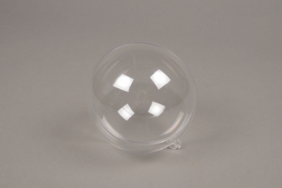A033OZ Bo�te de 3 boules plastiques ouvrables transparentes D20cm