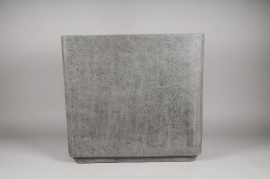A033TT Jardinière haute en ciment gris 75x27cm H70cm