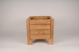 A034TT Teck planter 39x39cm H40cm
