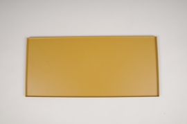 A035CC Yellow metal tray 40x18cm