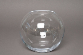 A035PQ Vase en verre boule D25 H20cm