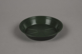 A035T7 Green plastic saucer D16cm