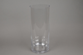 A036PQ Vase en verre cylindre D20cm H50cm