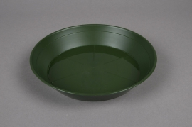 A036T7 Green plastic saucer D18cm