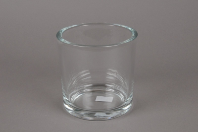 A039I0 Pot en verre �pais D14 H14cm