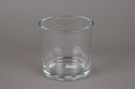 A039I0 Pot en verre épais D14 H14cm