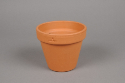 A040KF Pot horticole en terre cuite D13cm H11cm
