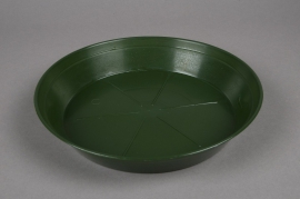 A040T7 Green plastic saucer D26cm