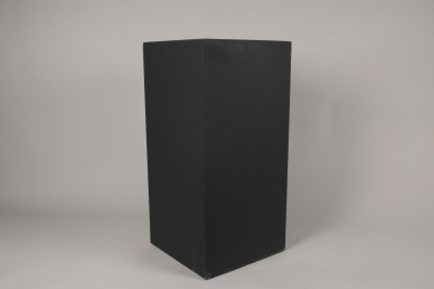 A040VV Pot en fibre anthracite 34x34cm H70cm