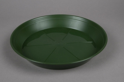 A042T7 Soucoupe en plastique verte D30cm