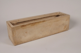 A042VV Sand fiber planter 60x17cm H17cm