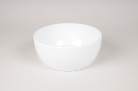 A043A8 White ceramic bowl D22cm H9cm