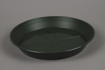 A043T7 Soucoupe en plastique verte D32cm