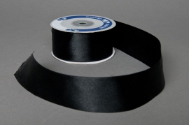 A045UN Satin ribbon black 40mmx25m