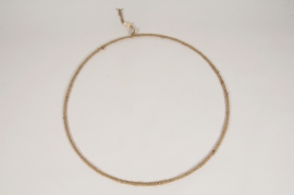 a047wg Cercle en corde naturelle D57cm