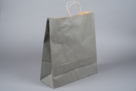 A050AS Bag of 25 grey kraft bags 36cm x 12cm H41cm