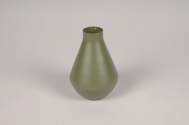 A050CC Khaki metal vase D9cm H13.5cm