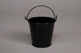 A050KM Bucket zinc black D6cm H5cm
