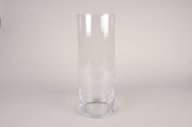 A051I0 Vase en verre cylindre D15cm H40cm