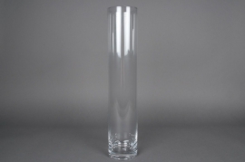 A053PQ Vase en verre cylindre D10cm H50cm