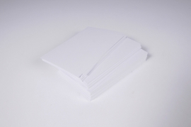 A055AS  Package of 100 white message card 