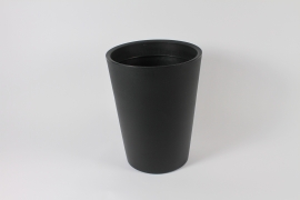 A058AT Dark grey plastic pot D38.5cm H50cm