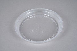 A058K7 Soucoupe en plastique transparente D17cm