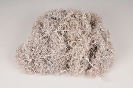 a058wg Light grey dried curly moss 500g
