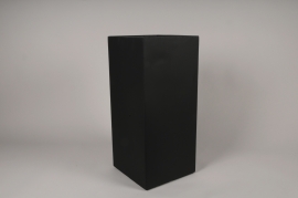 A059VV Pot en fibre ciment noir 34x34cm H70cm
