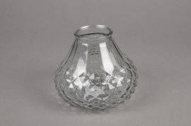 A070R4 Glass vase D13cm H11cm