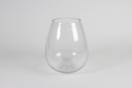 A073P5 Clear glass vase D20cm H25cm