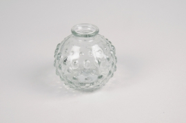 A077R4 Glass vase D8cm H8cm