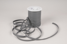 A077RB Dark grey matt curling ribbon 10mm x 250m