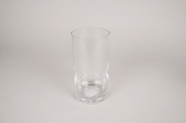 A079PQ Vase en verre cylindre D10cm H20cm
