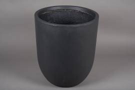 A081VV Pot en fibre gris anthracite D62cm H73cm