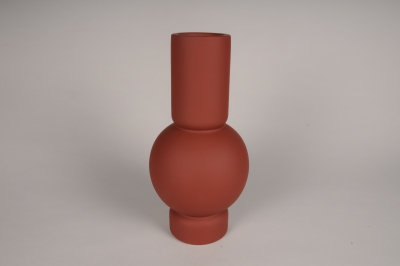 A082I4 Vase en c�ramique terracotta  D17cm H35cm