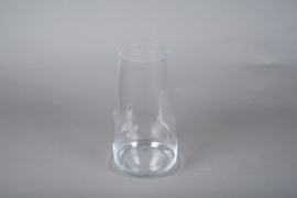 A082W3 Glass vase D15cm H30.5cm