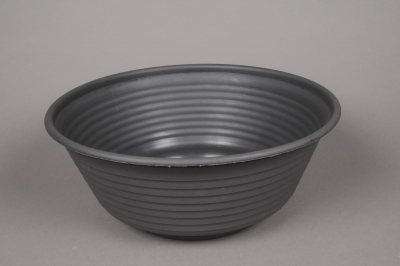 A106H7 Coupe en plastique gris fonc� D45.5cm H18.5cm