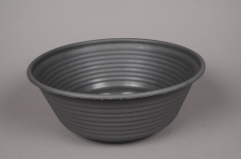 A106H7 Dark grey plastic bowl D45.5cm H18.5cm