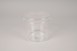A107DQ Glass jar with cover D12cm H12cm