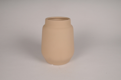 A108I4 Vase en c�ramique nude D16cm H18.5cm