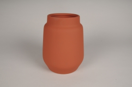 A109I4 Terracotta ceramic vase D16cm H18.5cm