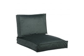 A113DQ Set 2 coussins de chaise en tissu vert