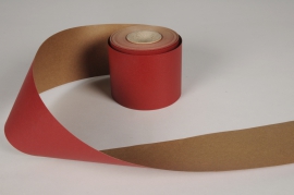 A114RB Red bereavement ribbon 75mm x 50m