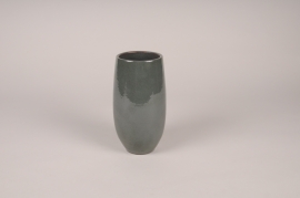 A116XD Vase en céramique gris vert D10.5cm H20cm